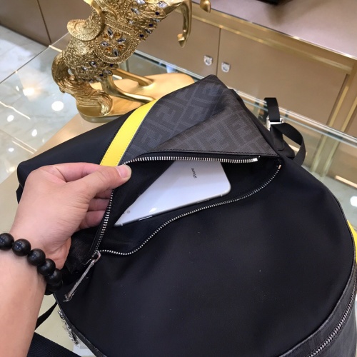 Replica Fendi AAA Man Backpacks #830756 $98.00 USD for Wholesale