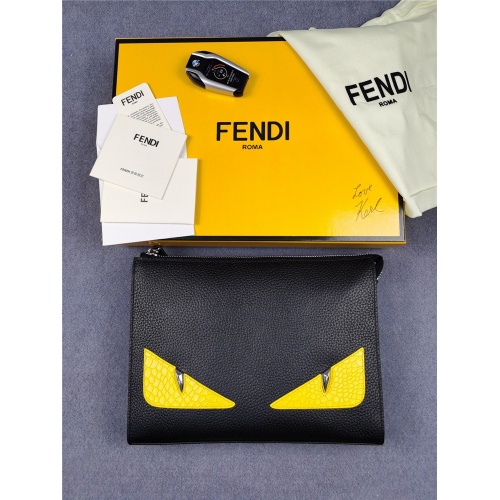 Fendi AAA Man Wallets #832427 $132.00 USD, Wholesale Replica Fendi AAA Man Wallets