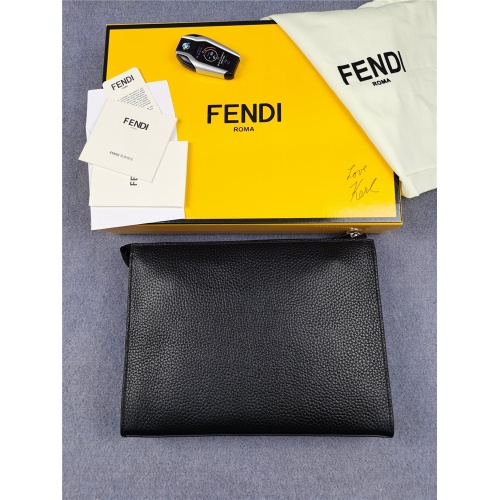 Replica Fendi AAA Man Wallets #832427 $132.00 USD for Wholesale