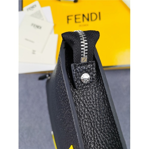 Replica Fendi AAA Man Wallets #832427 $132.00 USD for Wholesale