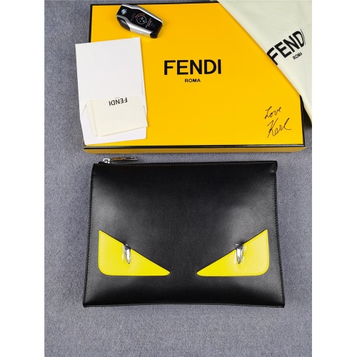 Fendi AAA Man Wallets #832429 $132.00 USD, Wholesale Replica Fendi AAA Man Wallets