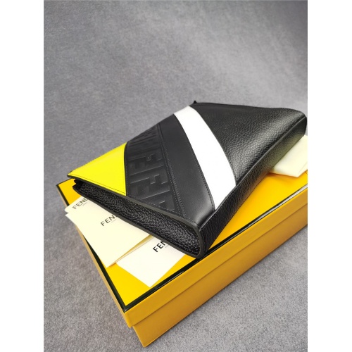 Replica Fendi AAA Man Wallets #832430 $132.00 USD for Wholesale