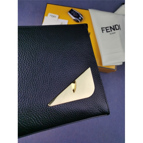 Replica Fendi AAA Man Wallets #832431 $132.00 USD for Wholesale