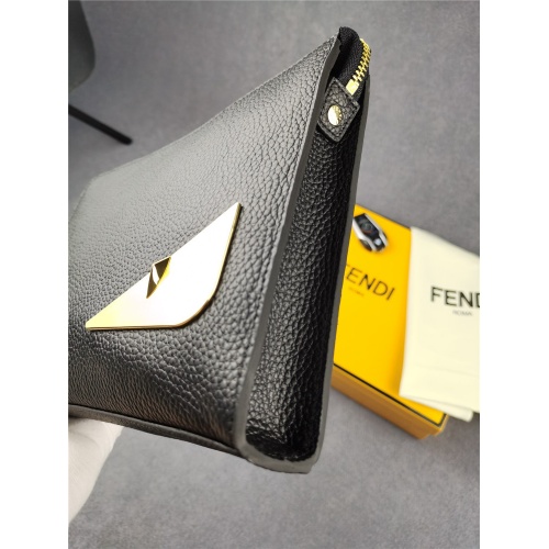 Replica Fendi AAA Man Wallets #832431 $132.00 USD for Wholesale