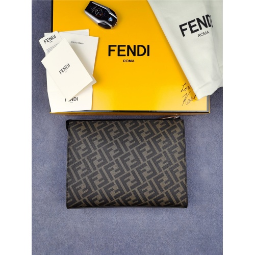 Replica Fendi AAA Man Wallets #832434 $132.00 USD for Wholesale