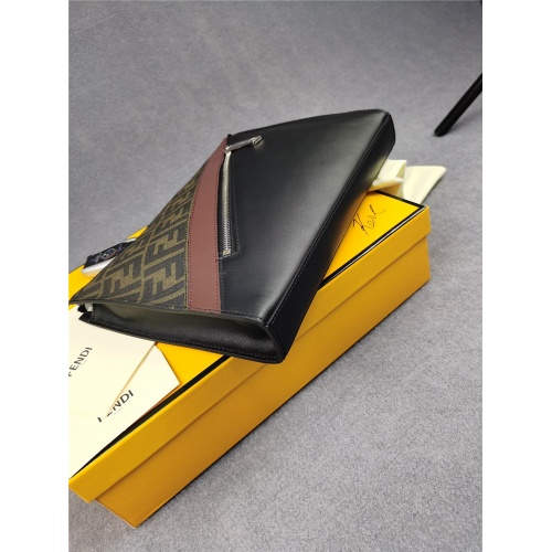 Replica Fendi AAA Man Wallets #832434 $132.00 USD for Wholesale