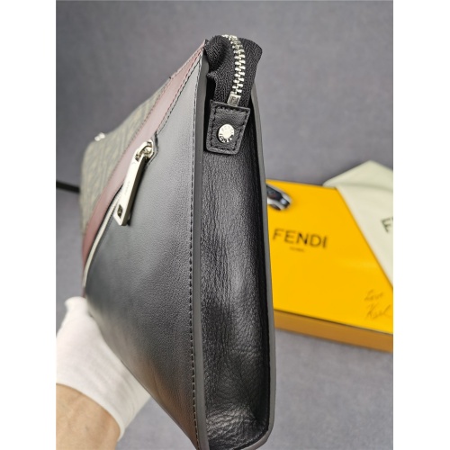 Replica Fendi AAA Man Wallets #832434 $132.00 USD for Wholesale