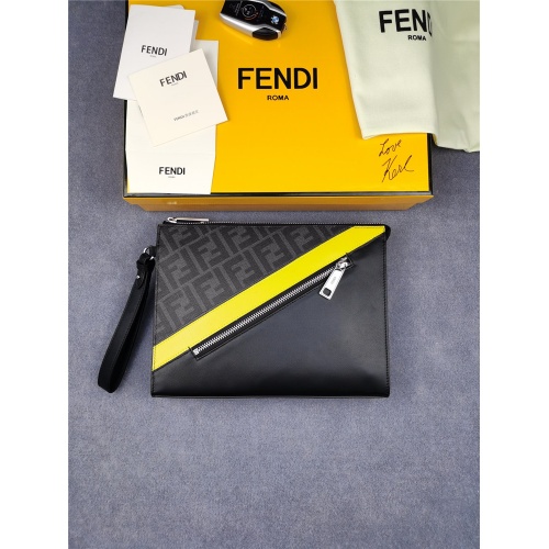 Fendi AAA Man Wallets #832435 $132.00 USD, Wholesale Replica Fendi AAA Man Wallets