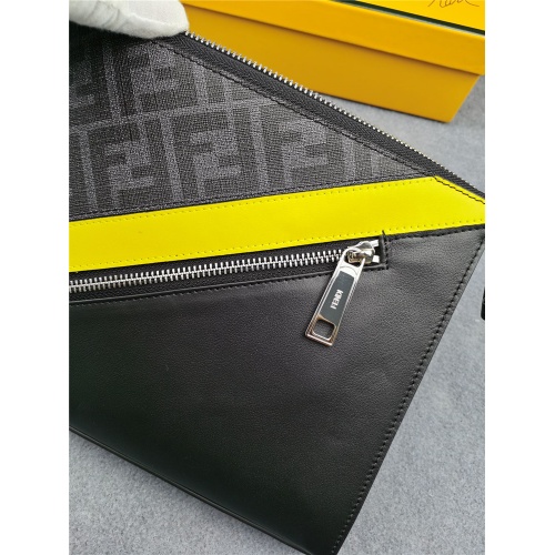 Replica Fendi AAA Man Wallets #832435 $132.00 USD for Wholesale