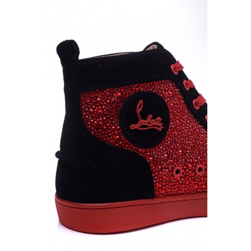 Replica Christian Louboutin High Tops Shoes For Men #833437 $98.00 USD for Wholesale