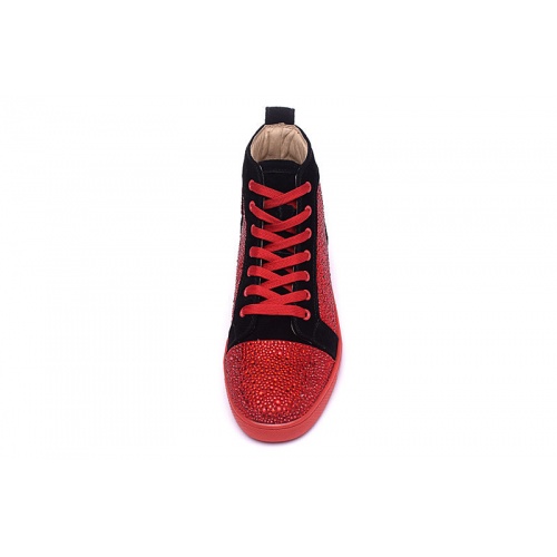 Replica Christian Louboutin High Tops Shoes For Men #833437 $98.00 USD for Wholesale