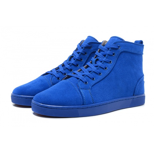 Christian Louboutin High Tops Shoes For Men #833439 $98.00 USD, Wholesale Replica Christian Louboutin High Top Shoes