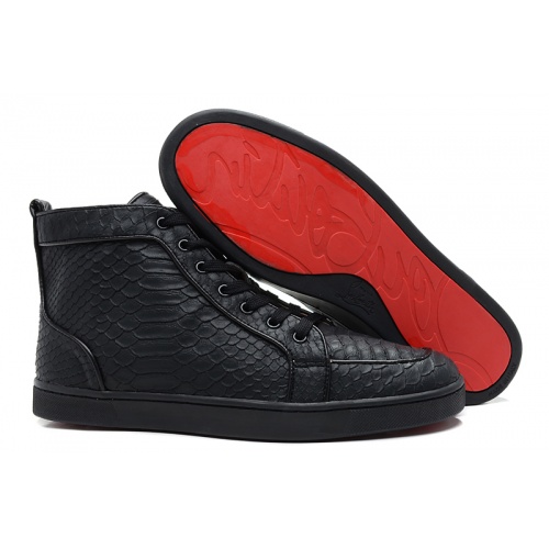 Christian Louboutin High Tops Shoes For Men #833442 $96.00 USD, Wholesale Replica Christian Louboutin High Top Shoes