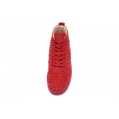 Replica Christian Louboutin High Tops Shoes For Men #833450 $98.00 USD for Wholesale