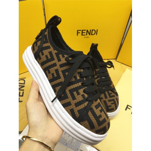 Replica Fendi Casual Shoes For Women #833995 $82.00 USD for Wholesale