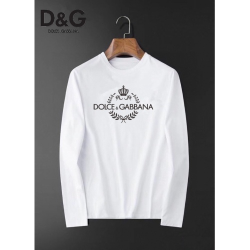 Dolce &amp; Gabbana D&amp;G T-Shirts Long Sleeved For Men #834674 $34.00 USD, Wholesale Replica Dolce &amp; Gabbana D&amp;G T-Shirts