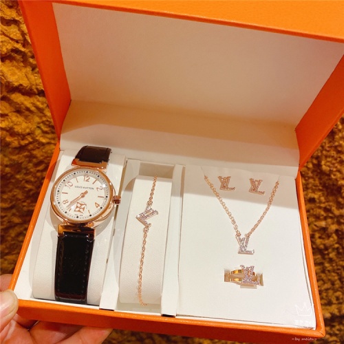 Replica Louis Vuitton Watches Set For Women #836304 $38.00 USD for Wholesale