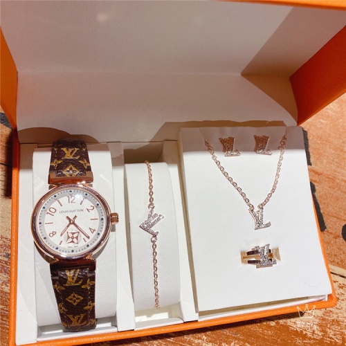 Louis Vuitton Watches Set For Women #836305 $38.00 USD, Wholesale Replica Louis Vuitton Watches