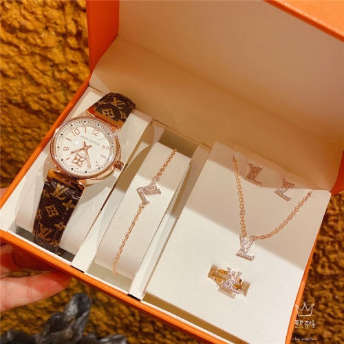 Replica Louis Vuitton Watches Set For Women #836305 $38.00 USD for Wholesale