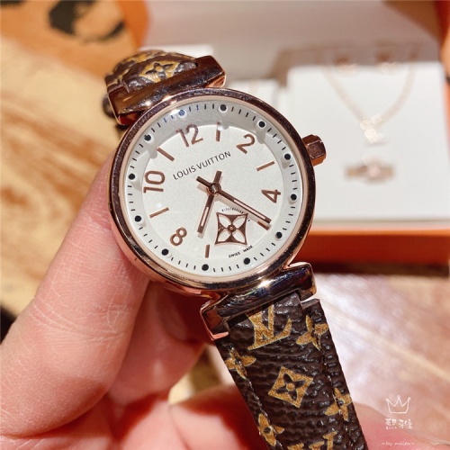 Replica Louis Vuitton Watches Set For Women #836305 $38.00 USD for Wholesale