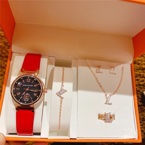 Louis Vuitton Watches Set For Women #836307 $38.00 USD, Wholesale Replica Louis Vuitton Watches