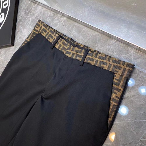 Replica Fendi Pants For Men #845442 $50.00 USD for Wholesale