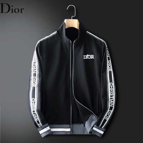 Replica Christian Dior Tracksuits Long Sleeved For Men #847801 $98.00 USD for Wholesale