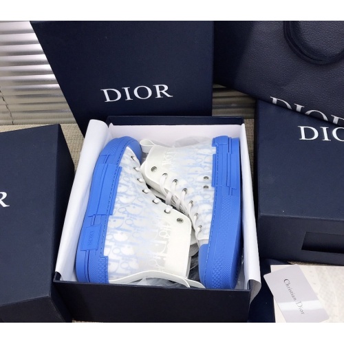 Replica Christian Dior High Tops Shoes For Men #850216 $93.00 USD for Wholesale