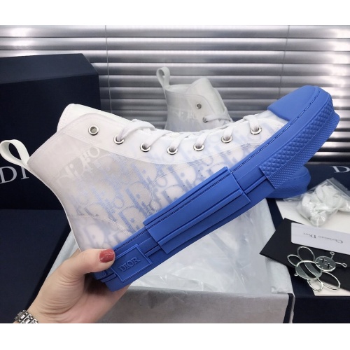 Replica Christian Dior High Tops Shoes For Men #850216 $93.00 USD for Wholesale