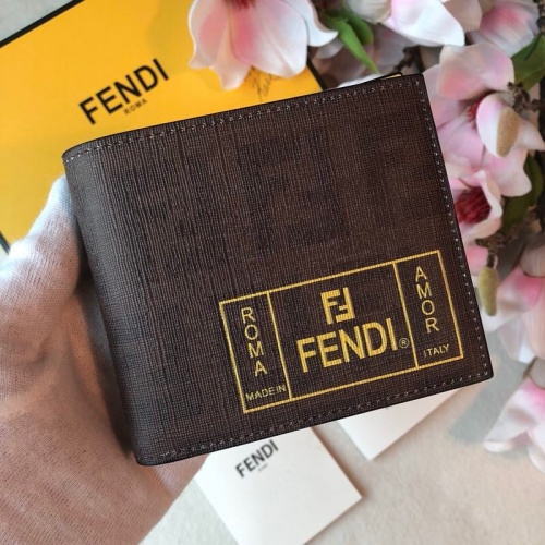 Fendi AAA Man Wallets #853397 $60.00 USD, Wholesale Replica Fendi AAA Man Wallets