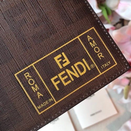 Replica Fendi AAA Man Wallets #853397 $60.00 USD for Wholesale