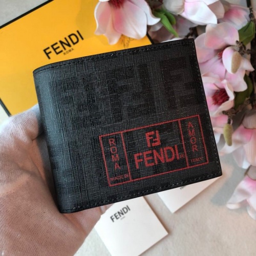 Fendi AAA Man Wallets #853398 $60.00 USD, Wholesale Replica Fendi AAA Man Wallets