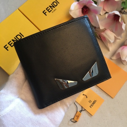 Fendi AAA Man Wallets #853401 $64.00 USD, Wholesale Replica Fendi AAA Man Wallets