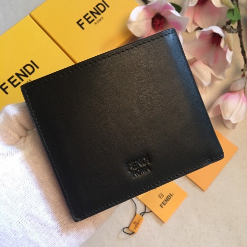 Replica Fendi AAA Man Wallets #853401 $64.00 USD for Wholesale