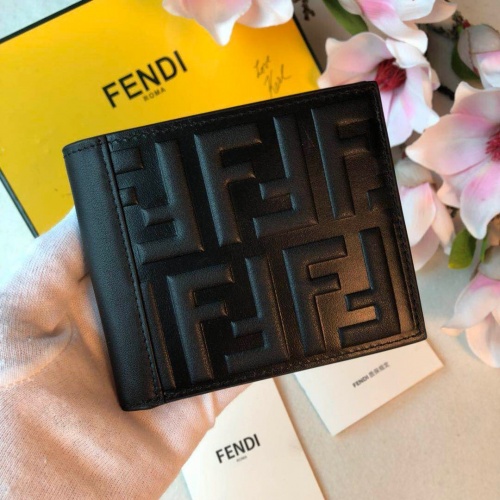 Fendi AAA Man Wallets #853402 $64.00 USD, Wholesale Replica Fendi AAA Man Wallets