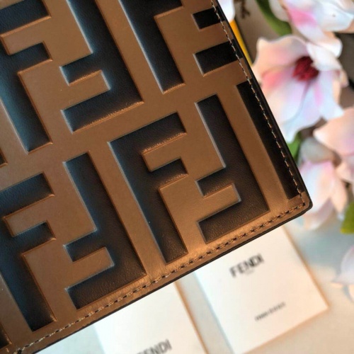 Replica Fendi AAA Man Wallets #853403 $64.00 USD for Wholesale