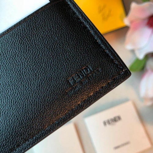 Replica Fendi AAA Man Wallets #853403 $64.00 USD for Wholesale