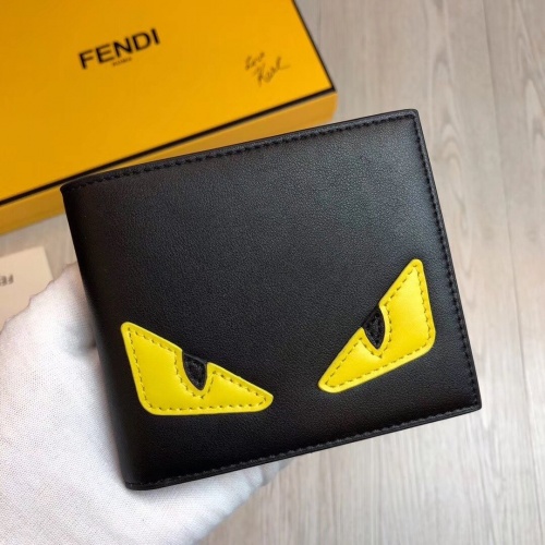 Fendi AAA Man Wallets #853404 $64.00 USD, Wholesale Replica Fendi AAA Man Wallets