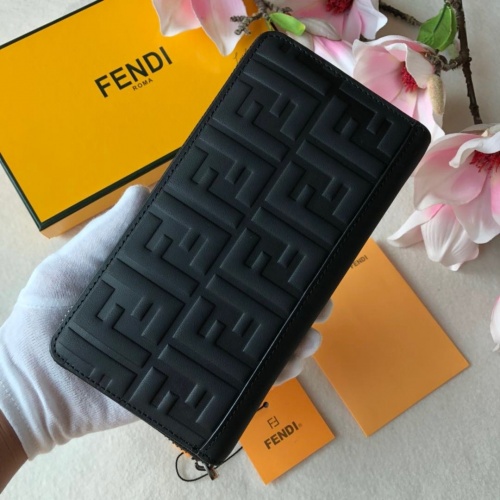 Fendi AAA Man Wallets #853415 $64.00 USD, Wholesale Replica Fendi AAA Man Wallets