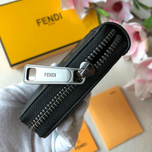 Replica Fendi AAA Man Wallets #853415 $64.00 USD for Wholesale