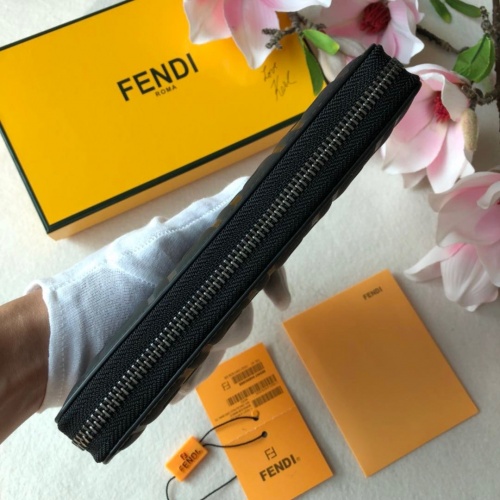 Replica Fendi AAA Man Wallets #853415 $64.00 USD for Wholesale