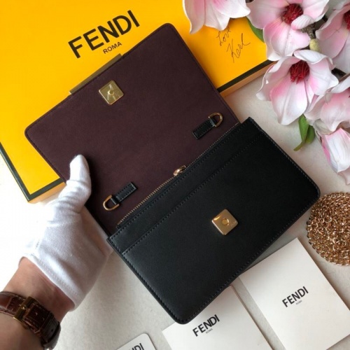 Replica Fendi AAA Man Wallets #853422 $98.00 USD for Wholesale