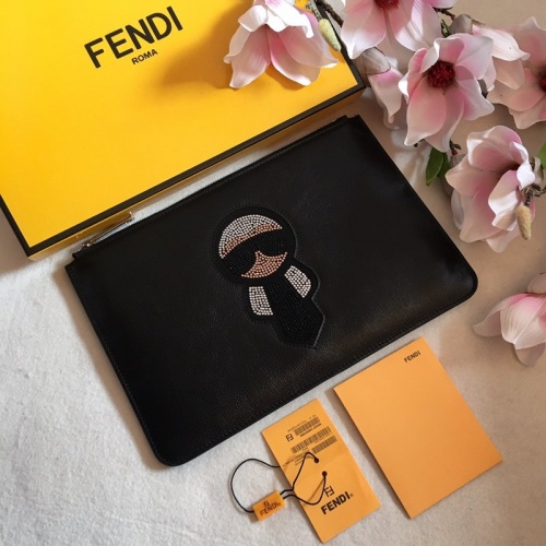 Fendi AAA Man Wallets #855741 $72.00 USD, Wholesale Replica Fendi AAA Man Wallets