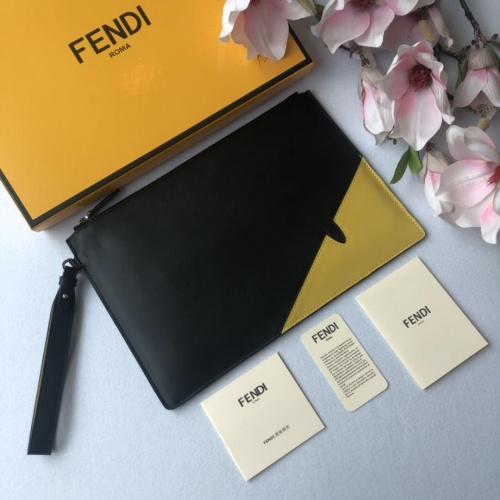 Fendi AAA Man Wallets #855745 $72.00 USD, Wholesale Replica Fendi AAA Man Wallets