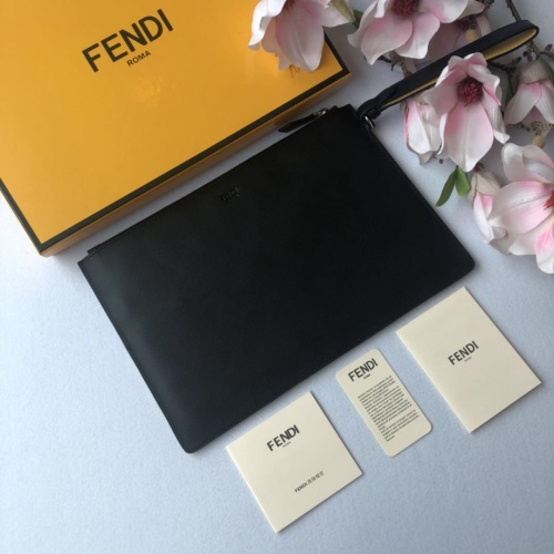 Replica Fendi AAA Man Wallets #855745 $72.00 USD for Wholesale