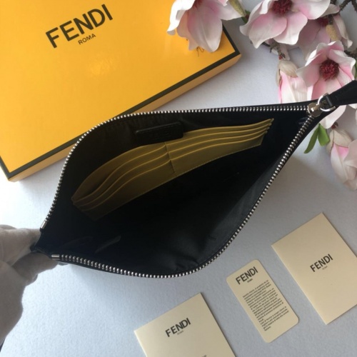 Replica Fendi AAA Man Wallets #855745 $72.00 USD for Wholesale