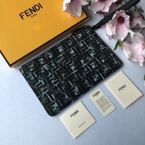 Replica Fendi AAA Man Wallets #855746 $72.00 USD for Wholesale