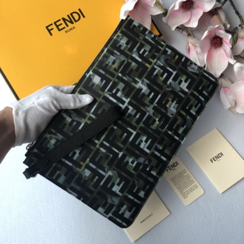 Replica Fendi AAA Man Wallets #855746 $72.00 USD for Wholesale