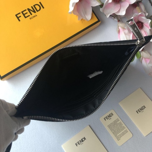 Replica Fendi AAA Man Wallets #855746 $72.00 USD for Wholesale