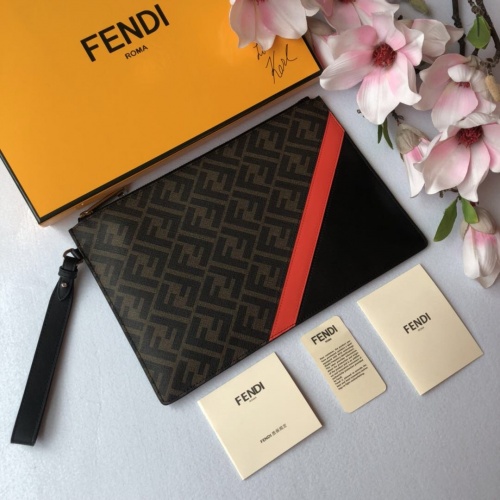 Fendi AAA Man Wallets #855747 $72.00 USD, Wholesale Replica Fendi AAA Man Wallets